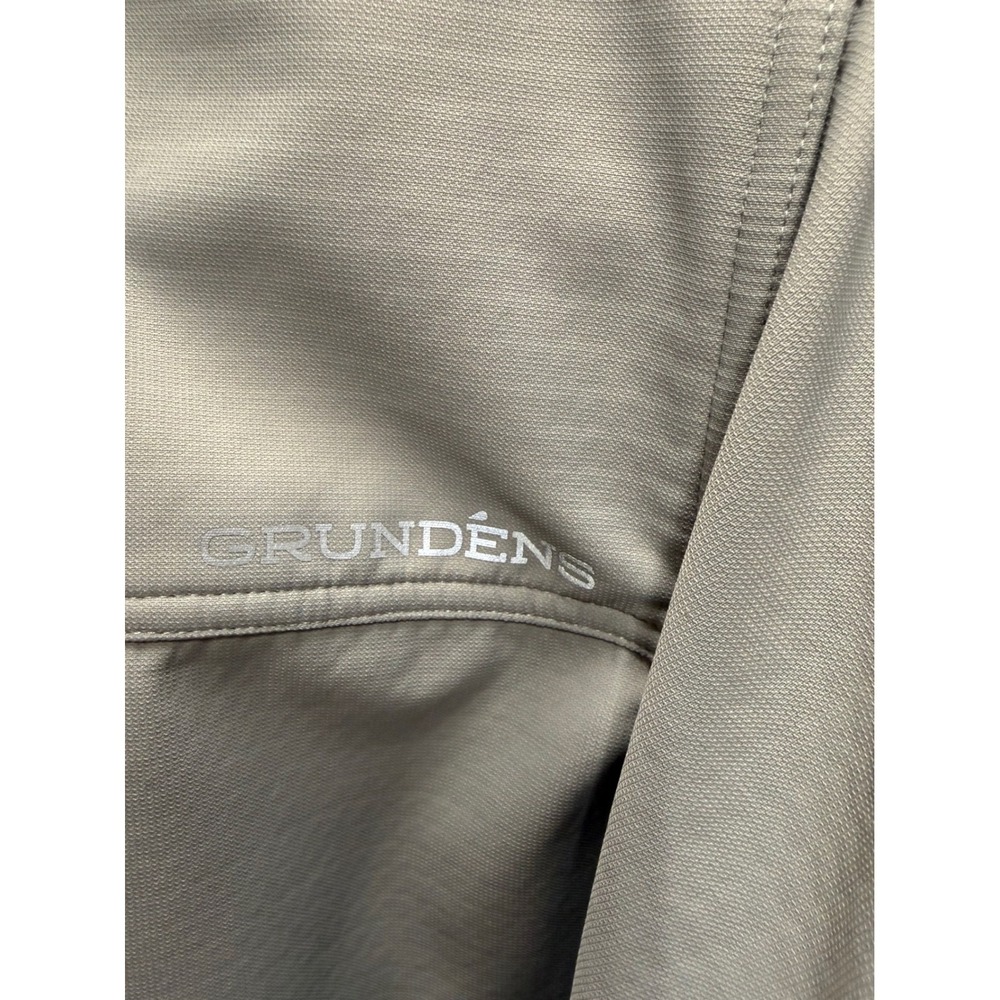 Grundens Full Zip Hooded Jacket Mens 2XL Grey Fleece Lined Soft Shell 119496 - Picture 13 of 16